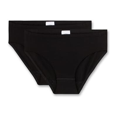 Sanetta Byxor för flickor (2-pack), Svart (Super 10015), 164 cm Sanetta Byxor för flickor (2-pack), Svart (Super 10015), 164 cm