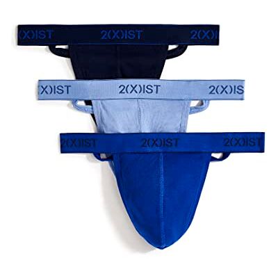 2(X)IST 2 (x) ist) ÄR Herr Essential Cotton Y-Back Tanga 3-pack, Marinblå/kobolt/porslin, L 2(X)IST 2 (x) ist) ÄR Herr Essential Cotton Y-Back Tanga 3-pack, Marinblå/kobolt/porslin, L