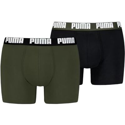 PUMA herr basic boxers boxershorts (2-pack), -012 Forest Night, L PUMA herr basic boxers boxershorts (2-pack), -012 Forest Night, L