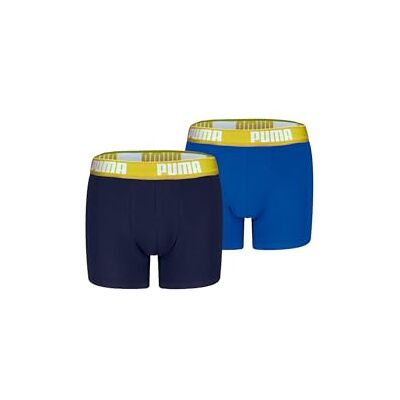 PUMA Pojkar Everyday Basic Boxer (2-pack), Grön kombination, 122-128 PUMA Pojkar Everyday Basic Boxer (2-pack), Grön kombination, 122-128