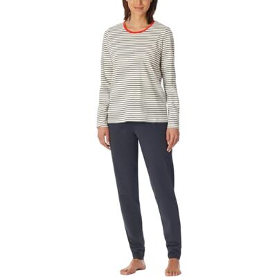 Schiesser Dampyjamas lång med manschetter långärmad casual Essentials pyjamasset, off-White_181255, 50, Off-white_181255, 50 Schiesser Dampyjamas lång med manschetter långärmad casual Essentials pyjamasset, off-White_181255, 50, Off-white_181255, 50