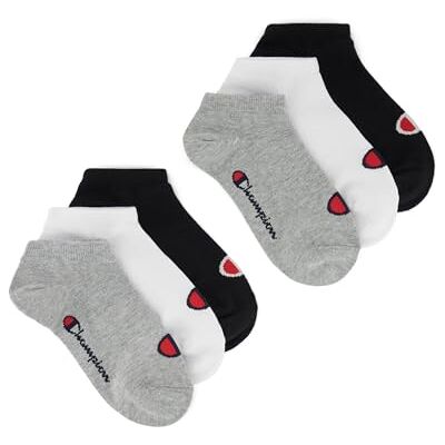 Champion unisex barn Socks Basics 6pk Sneaker Socks Foder strumpor Champion unisex barn Socks Basics 6pk Sneaker Socks Foder strumpor