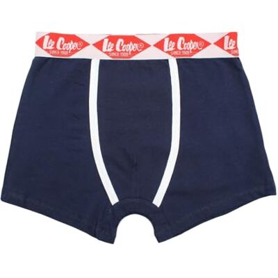 Lee Cooper , Boxer, barn, pojke, flicka, (6–16 år), trosor, shorts, underkläder, trosor, barnunderkläder, mjuka, varma, andas, modell GLC018 barn S1-8A, blå, Färg: blå, 8 ans Lee Cooper , Boxer, barn, pojke, flicka, (6–16 år), trosor, shorts, underkläder, trosor, barnunderkläder, mjuka, varma, andas, modell GLC018 barn S1-8A, blå, Färg: blå, 8 ans