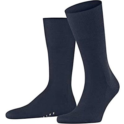 FALKE herr Strumpor Airport M So ull bomull enfärgat 1 par, Blå Space Blue 6116, 41-42 FALKE herr Strumpor Airport M So ull bomull enfärgat 1 par, Blå Space Blue 6116, 41-42