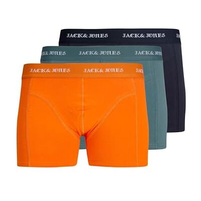 JACK & JONES Herr Jacmiles Solid Trunks 3-pack, Goblin Blue, l (3-pack), Goblin Blue, L JACK & JONES Herr Jacmiles Solid Trunks 3-pack, Goblin Blue, l (3-pack), Goblin Blue, L