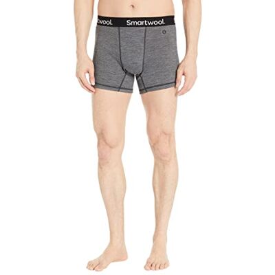 Smartwool Active Brief Boxed Boxershorts för män, Medium Gray Heather, XL Smartwool Active Brief Boxed Boxershorts för män, Medium Gray Heather, XL
