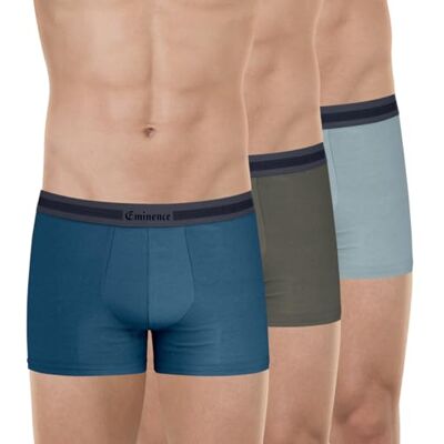 EMINENCE 3-pack exceptionella boxershorts för män – Oeko-TEX Standard 100 – merceriserad stretchbomull EMINENCE 3-pack exceptionella boxershorts för män – Oeko-TEX Standard 100 – merceriserad stretchbomull