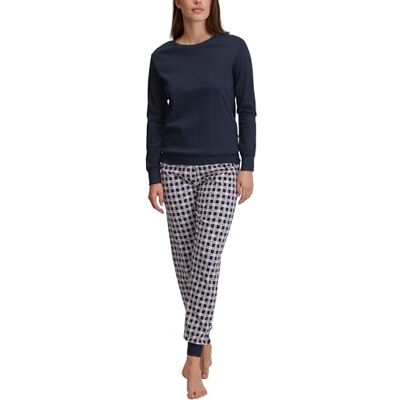 CALIDA Dampyjamas med manschetter, Mörk safir, 48-50 CALIDA Dampyjamas med manschetter, Mörk safir, 48-50