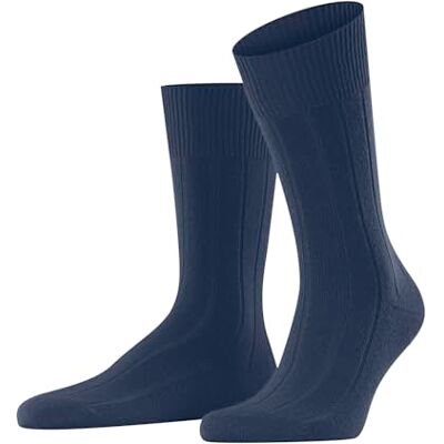 FALKE herr Strumpor Lhasa Rib M So ull kashmir enfärgat 1 par, Blå Royal Blue 6000, 39-42 FALKE herr Strumpor Lhasa Rib M So ull kashmir enfärgat 1 par, Blå Royal Blue 6000, 39-42