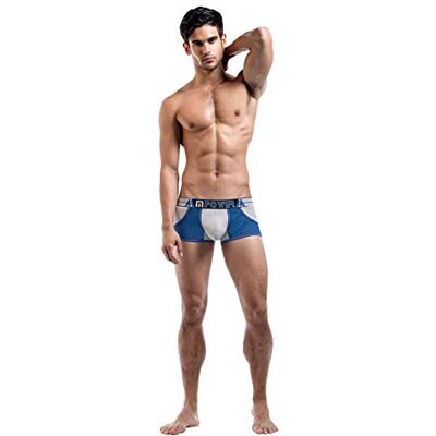 Male Power – Pocket Pool – Pocket Short – marinblå blå/grå – storlek XL Male Power – Pocket Pool – Pocket Short – marinblå blå/grå – storlek XL