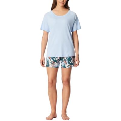 Schiesser Dam, comfort nattkläder, pyjamas-set, Ljusblå, 40 Schiesser Dam, comfort nattkläder, pyjamas-set, Ljusblå, 40