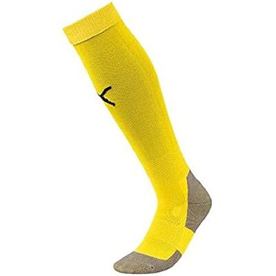 PUMA herr Fotboll Strumpor Team Liga Socks Core, Cyber Yellow- Black, 4 PUMA herr Fotboll Strumpor Team Liga Socks Core, Cyber Yellow- Black, 4