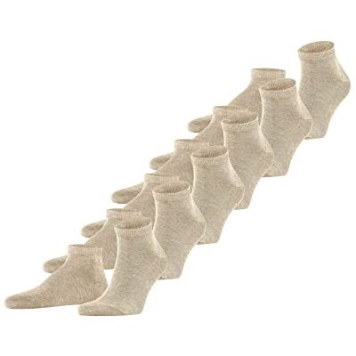 FALKE Happy 6-pack träningsstrumpor för män andningsbar bomull kort ankel längd förstärkt extra mjuk på huden slät slät söm i tåområdet allsidig multipack 6 par, Beige (Sand Melange 4650), 45.5-48 EU FALKE Happy 6-pack träningsstrumpor för män andningsbar bomull kort ankel längd förstärkt extra mjuk på huden slät slät söm i tåområdet allsidig multipack 6 par, Beige (Sand Melange 4650), 45.5-48 EU
