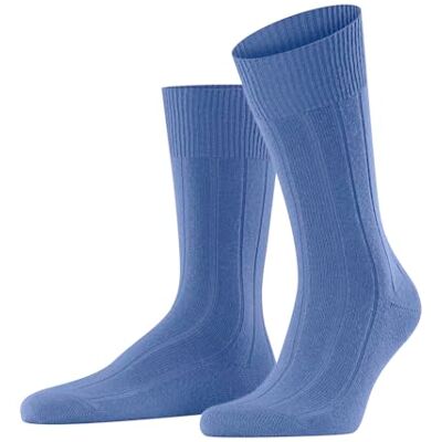 FALKE herr Strumpor Lhasa Rib M So ull kashmir enfärgat 1 par, Blå Water 6550, 39-42 FALKE herr Strumpor Lhasa Rib M So ull kashmir enfärgat 1 par, Blå Water 6550, 39-42