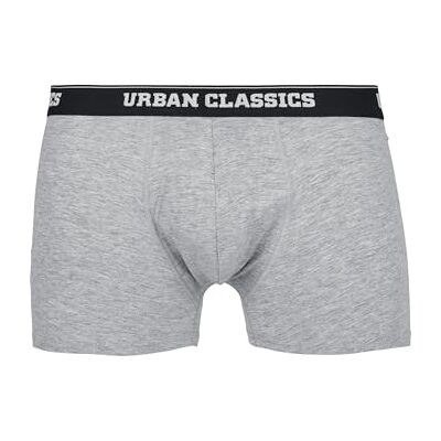 Urban Classics Boxershorts för män, 3-pack boxershorts, Grå+mörkgrön + svart, 3XL Urban Classics Boxershorts för män, 3-pack boxershorts, Grå+mörkgrön + svart, 3XL