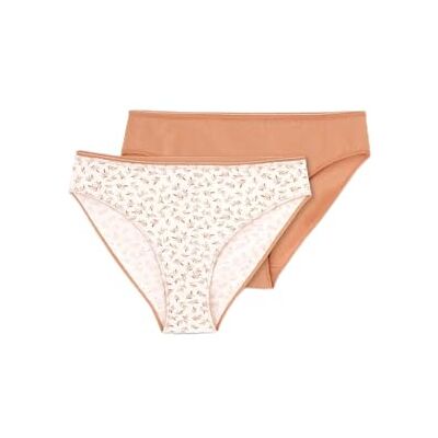 Dagi Kvinnors Multi Colour 2-pack regular midjekalsong, flerfärgad XL, Mångfärgad, XL Dagi Kvinnors Multi Colour 2-pack regular midjekalsong, flerfärgad XL, Mångfärgad, XL