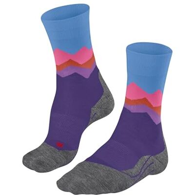 FALKE herr Vandringsstrumpor TK2 Explore M So ull funktionsmaterial tjock anti-blåsor 1 par, Lila Purple 6300, 39-41 FALKE herr Vandringsstrumpor TK2 Explore M So ull funktionsmaterial tjock anti-blåsor 1 par, Lila Purple 6300, 39-41