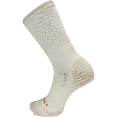 Merrell unisex-vuxen herr och dam zonerad lätt kudde ull vandring crew-strumpor 1 par pack unisex bågstöd, Vitt, Small-Medium Merrell unisex-vuxen herr och dam zonerad lätt kudde ull vandring crew-strumpor 1 par pack unisex bågstöd, Vitt, Small-Medium