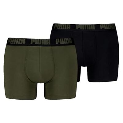 PUMA Män Män Everyday Basic Boxers underkläder (2-pack), Skogsnatttonal – ny, XXL PUMA Män Män Everyday Basic Boxers underkläder (2-pack), Skogsnatttonal – ny, XXL