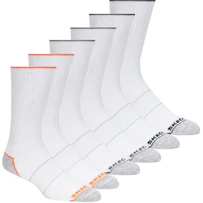 Skechers herrstrumpor, Vit/överflödig trädgård, 43-47 EU Skechers herrstrumpor, Vit/överflödig trädgård, 43-47 EU