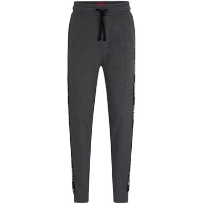 HUGO Sporty logotyp byxa, Öppen Grey61, En Storlek HUGO Sporty logotyp byxa, Öppen Grey61, En Storlek