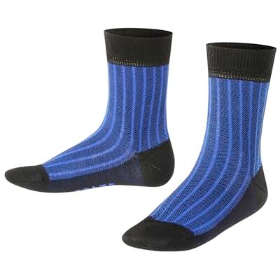 FALKE , unisex, barn, Oxford, strumpor, bomull, svart, grå, många andra färger, förstärkta barnstrumpor med mönster, andas, tunna, färgglada med ränder, 1 par, Svart (svart 3000), 2 år FALKE , unisex, barn, Oxford, strumpor, bomull, svart, grå, många andra färger, förstärkta barnstrumpor med mönster, andas, tunna, färgglada med ränder, 1 par, Svart (svart 3000), 2 år