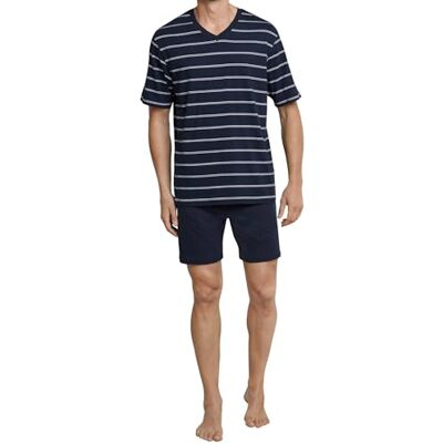 Schiesser Herren Schlafanzug kurz V-Auschnitt Nightwear Set Schiesser Herren Schlafanzug kurz V-Auschnitt Nightwear Set