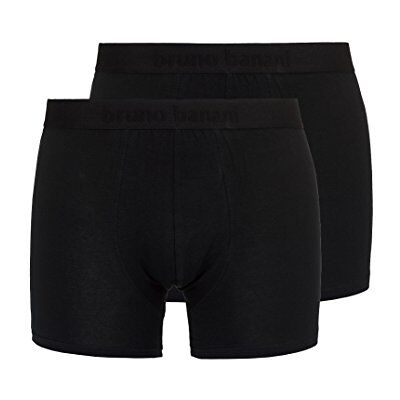 bruno banani Boxershorts för män (2-pack), Svart (svart/svart 1811), XL bruno banani Boxershorts för män (2-pack), Svart (svart/svart 1811), XL