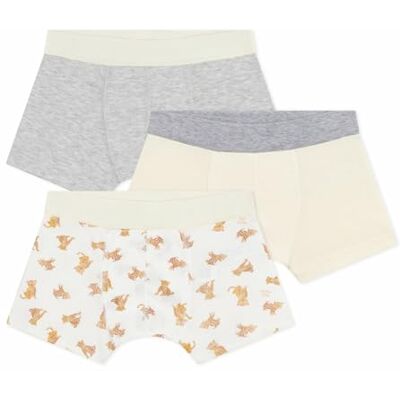 Petit Bateau Boxershorts för barn i bomull med leopardtryck täckt bälte, Material: Polyester, 2 ans Petit Bateau Boxershorts för barn i bomull med leopardtryck täckt bälte, Material: Polyester, 2 ans