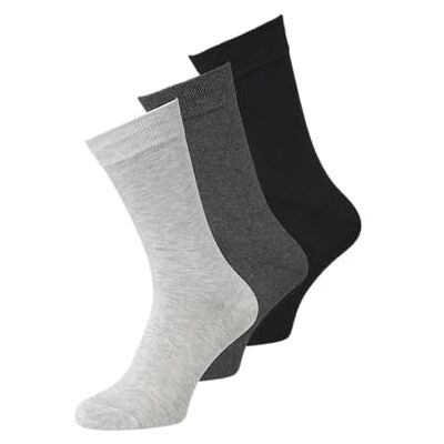 JACK & JONES herrstrumpor, Svart/detalj: LGM + DGM, One Size JACK & JONES herrstrumpor, Svart/detalj: LGM + DGM, One Size