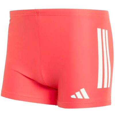 adidas Mezczyzni 3 STRIPES SWIM BOXERS, semi lucid red/white, 38 adidas Mezczyzni 3 STRIPES SWIM BOXERS, semi lucid red/white, 38