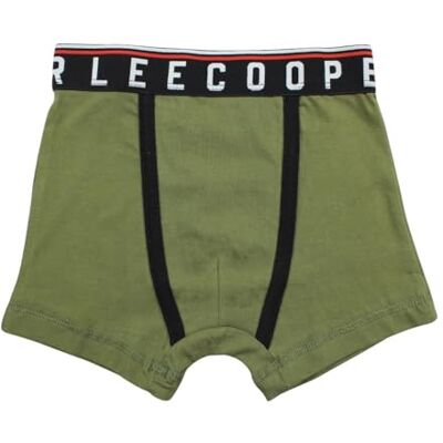 Lee Cooper , Boxer, barn, pojke, flicka, (6–16 år), trosor, shorts, underkläder, trosor, barnunderkläder, mjuka, varma, andas, modell GLC038 barn S3-10A, grön, Färg: grön, 10 ans Lee Cooper , Boxer, barn, pojke, flicka, (6–16 år), trosor, shorts, underkläder, trosor, barnunderkläder, mjuka, varma, andas, modell GLC038 barn S3-10A, grön, Färg: grön, 10 ans