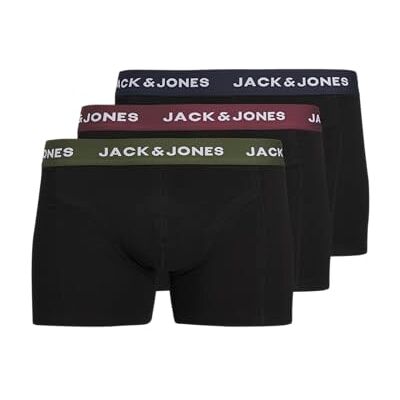 JACK&JONES PLUS boxershorts för män, Svart/förpackning: svart – svart, 3XL stor JACK&JONES PLUS boxershorts för män, Svart/förpackning: svart – svart, 3XL stor