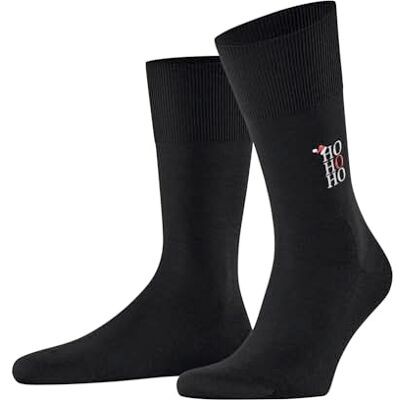 FALKE herrstrumpor Airport HO HO HO M SO ull bomull mönstrad 1 par, svart (Black 3000), 39–40, Svart (svart 3000), 39-40 EU FALKE herrstrumpor Airport HO HO HO M SO ull bomull mönstrad 1 par, svart (Black 3000), 39–40, Svart (svart 3000), 39-40 EU