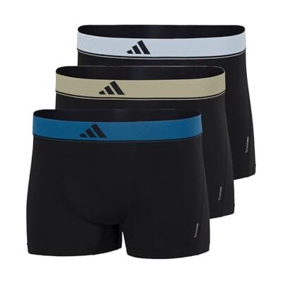 adidas Trunk (3PK) – Active Micro Flex Eco – bekväma underkläder, Flerfärgad 2, XXL adidas Trunk (3PK) – Active Micro Flex Eco – bekväma underkläder, Flerfärgad 2, XXL