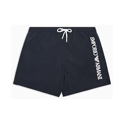 Giorgio Armani Mid Boxer badbyxor för män, Armani Blu, XXL Giorgio Armani Mid Boxer badbyxor för män, Armani Blu, XXL