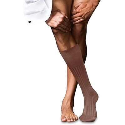 FALKE Höga strumpor för män, Braun (Brandy 5167), 43/44 EU FALKE Höga strumpor för män, Braun (Brandy 5167), 43/44 EU