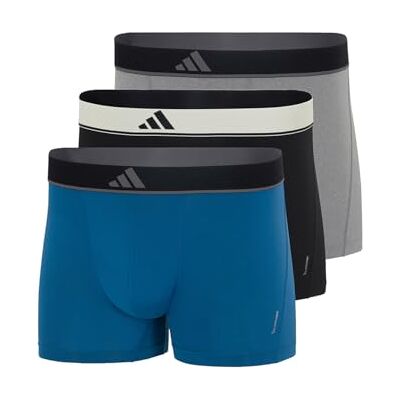 adidas Trunk (3PK) – Active Micro Flex Eco – bekväma underkläder, Blandad 3, XXL adidas Trunk (3PK) – Active Micro Flex Eco – bekväma underkläder, Blandad 3, XXL