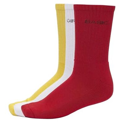 Urban Classics strumpor unisex Wording 3-pack, sportstrumpor i många färger, storlekar 35–50 Urban Classics strumpor unisex Wording 3-pack, sportstrumpor i många färger, storlekar 35–50