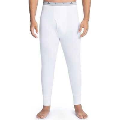 INDERA herr bomull ribbstickade termiska Long Johns underkläder byxa termiska underkläder byxa INDERA herr bomull ribbstickade termiska Long Johns underkläder byxa termiska underkläder byxa