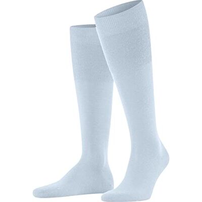 FALKE herr Knästrumpor Airport M Kh ull bomull lång enfärgat 1 par, Blå Light Blue 6594, 39-40 FALKE herr Knästrumpor Airport M Kh ull bomull lång enfärgat 1 par, Blå Light Blue 6594, 39-40