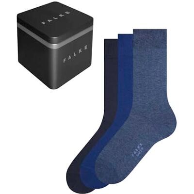 FALKE män Happy Box 3-pack strumpor, flerfärgad (sortiment 0020), 39-42 (UK 5,5-8 tum US 6,5-9) (3-pack) FALKE män Happy Box 3-pack strumpor, flerfärgad (sortiment 0020), 39-42 (UK 5,5-8 tum US 6,5-9) (3-pack)