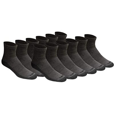 Dickies Herrstrumpor, Dri-tech, fuktkontroll, kvartsstrumpor, tillgängliga i M-XXL (6, 12, 18 par), XX-Large Dickies Herrstrumpor, Dri-tech, fuktkontroll, kvartsstrumpor, tillgängliga i M-XXL (6, 12, 18 par), XX-Large