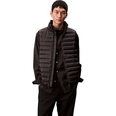 Calvin mäns SLVLSS LT WT NYLON PUFFER VÄST SVART (svart), M Calvin mäns SLVLSS LT WT NYLON PUFFER VÄST SVART (svart), M