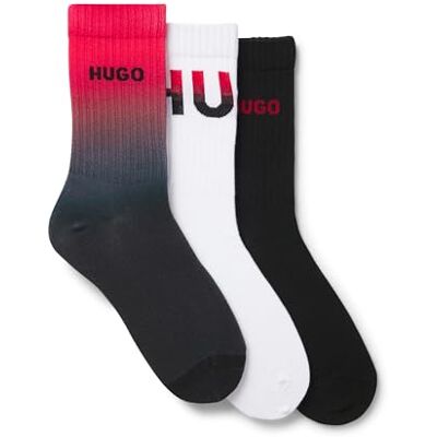 HUGO Rib Rising 10276024 Crew Socks 3 Pairs EU 39-42 HUGO Rib Rising 10276024 Crew Socks 3 Pairs EU 39-42