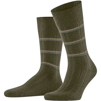 FALKE herr Strumpor Lhasa Rib Special Edition M So ull kashmir enfärgat 1 par, Grön Artichoke 7436, 39-42 FALKE herr Strumpor Lhasa Rib Special Edition M So ull kashmir enfärgat 1 par, Grön Artichoke 7436, 39-42