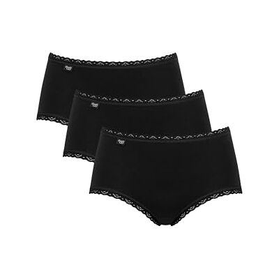 Sloggi Boxershorts för kvinnor (förpackning med 3), Svart, 40 Sloggi Boxershorts för kvinnor (förpackning med 3), Svart, 40