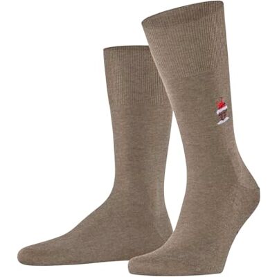 FALKE herr strumpor Airport Santa M SO ull bomull mönstrad 1 par, brun (Nutmeg Melange 5410), 41–42, Brun (Nutmeg Melange 5410), 41-42 EU FALKE herr strumpor Airport Santa M SO ull bomull mönstrad 1 par, brun (Nutmeg Melange 5410), 41–42, Brun (Nutmeg Melange 5410), 41-42 EU