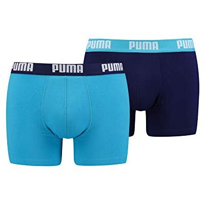 PUMA herr Boxershorts Basic Boxers, Aqua / Blå, XL PUMA herr Boxershorts Basic Boxers, Aqua / Blå, XL