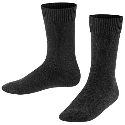 FALKE Unisex barn bekväma ullstrumpor andningsbara klimatreglerande luktneutraliserande tjocka varma slitstarka inre lager mjuka på huden för vardagsliv och skola 1 par, Grå (Antracit melange 3080), FALKE Unisex barn bekväma ullstrumpor andningsbara klimatreglerande luktneutraliserande tjocka varma slitstarka inre lager mjuka på huden för vardagsliv och skola 1 par, Grå (Antracit melange 3080),